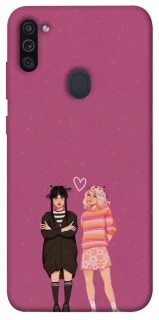 Чехол на Samsung Galaxy M11 Raven & Rainbow Wednesday фото 1 из 1