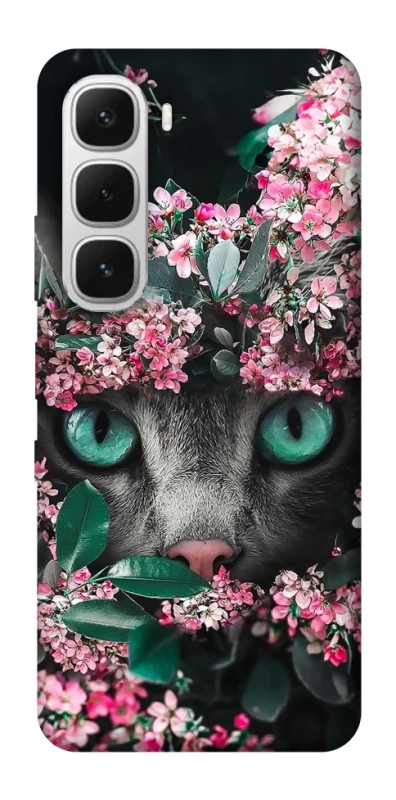 Чехол на Infinix Hot 60i Кот в цветах фото 1 из 1