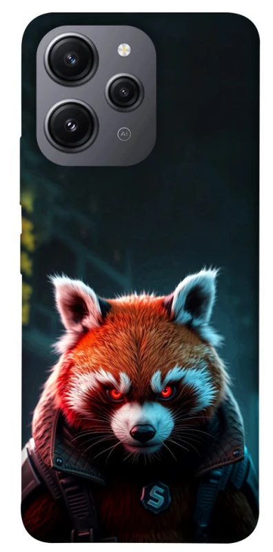 Чохол на Xiaomi Redmi 12 Cyber Red Panda фото 1 з 1