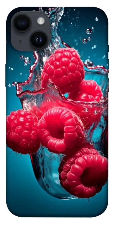 Чохол на Apple iPhone 14 Plus (6.7") Малинка у воді фото 1 з 1