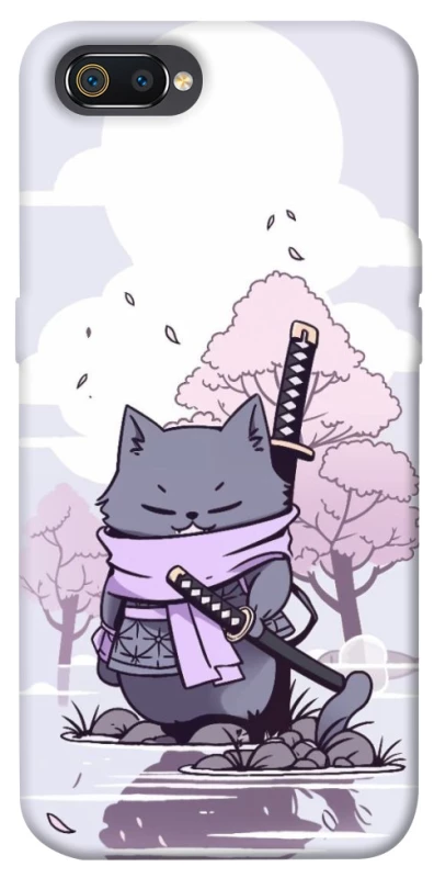 Чохол на Realme C2 Samurai cat фото 1 з 1