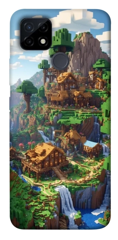 Чохол на Realme C25Y Minecraft universe фото 1 з 1