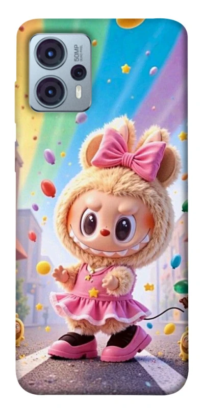 Чохол на Motorola Moto G23 Labubu rainbow фото 1 з 1