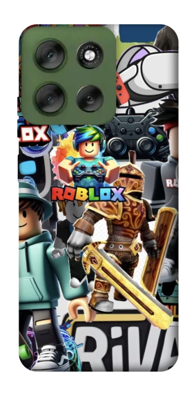 Чохол на Motorola Moto G56 5G Roblox collage ver.1 фото 1 з 1