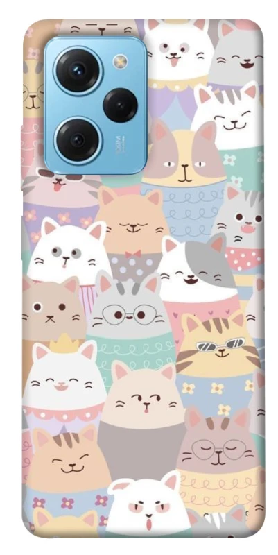 Чохол на Xiaomi Poco X5 Pro 5G Funny Kittens ver.2 фото 1 з 1