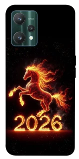 Чохол на Realme 9 Pro Red Fire Horse ver.1 фото 1 з 1