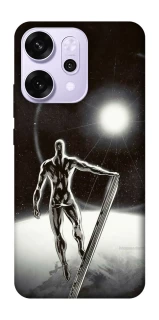 Чохол на Oppo Reno 14 Pro Срібний серфер фото 1 з 1