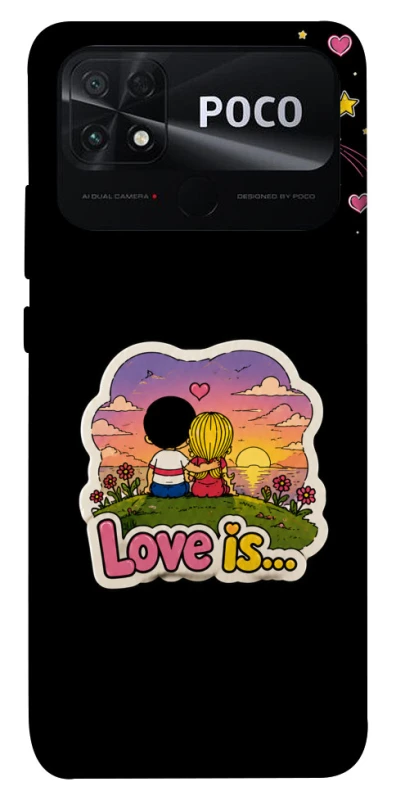 Чохол на Xiaomi Poco C40 Love is ver.5 фото 1 з 1