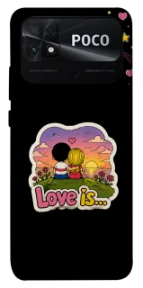 Чехол на Xiaomi Poco C40 Love is ver.5 фото 1 из 1