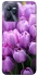 Чехол на Realme C35 Фиолетовые тюльпаны фото 1 из 1