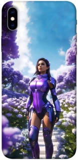 Чехол на Apple iPhone XS Max (6.5") Cyber space girl ver.4 фото 1 из 1