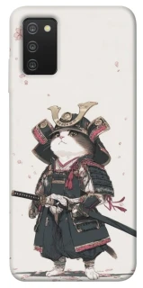 Чохол на Samsung Galaxy A03s Samurai Cat Warrior фото 1 з 1