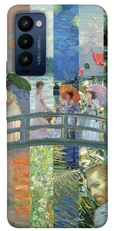 Чехол на TECNO Camon 18 Art collage ver.6 фото 1 из 1