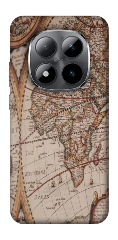 Чехол на Xiaomi Redmi Note 15 Pro 5G Карта путешествий фото 1 из 1