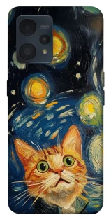 Чехол на Realme 9 4G / 9 Pro+ paint cat фото 1 из 1