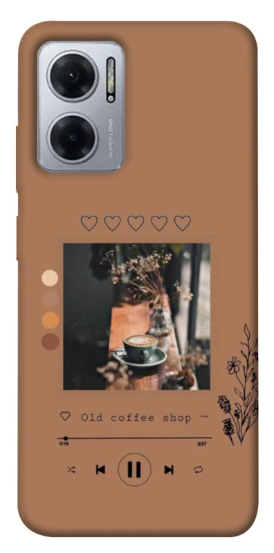 Чехол на Xiaomi Redmi Note 11E Coffee player фото 1 из 1