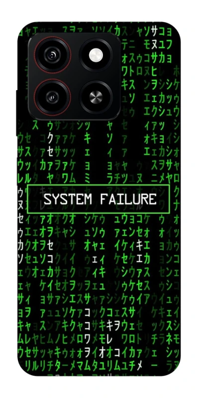 Чехол на ZTE Blade A35 4G Matrix system failure фото 1 Чехол на ZTE Blade A35 4G Matrix system failure фото 1 из 1
