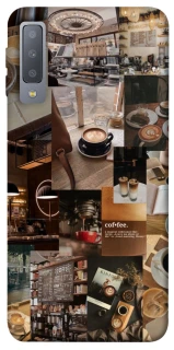 Чохол на Samsung A750 Galaxy A7 (2018) Coffee collage ver.2 фото 1 з 1