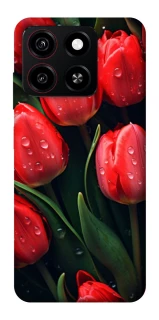 Чохол на ZTE Blade A35 4G Червоні тюльпани фото 1 Чохол на ZTE Blade A35 4G Червоні тюльпани фото 1 з 1