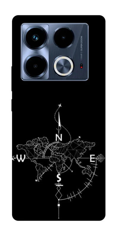 Чехол на Infinix Note 40 4G Travel Map фото 1 Чехол на Infinix Note 40 4G Travel Map фото 1 из 1