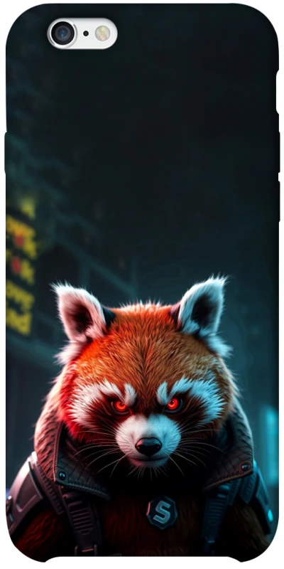 Чохол на Apple iPhone 6/6s plus (5.5") Cyber Red Panda фото 1 з 1
