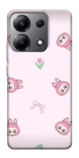 Чохол на Xiaomi Redmi Note 13 4G Labubu Flower фото 1 з 1