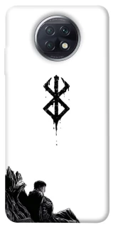 Чохол на Xiaomi Redmi Note 9 5G / Note 9T berserk white фото 1 з 1