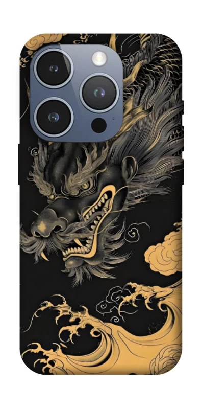 Чехол на Apple iPhone 16 Pro gold dragon фото 1 из 1