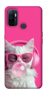 Чохол на Oppo A53 / A32 / A33 Pink kitty фото 1 Чохол на Oppo A53 / A32 / A33 Pink kitty фото 1 з 1