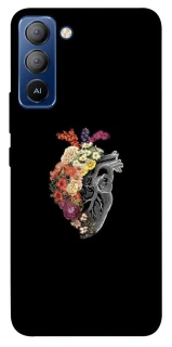 Чехол на TECNO Pop 5 LTE Heart with flowers фото 1 из 1