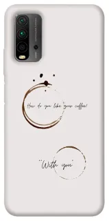 Чохол на Xiaomi Redmi 9T Coffee with you фото 1 з 1