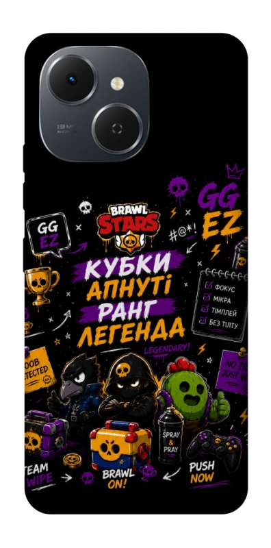 Чехол на TECNO Spark 40C Brawl Stars collage фото 1 из 1