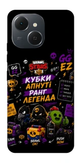 Чехол на TECNO Spark 40C Brawl Stars collage фото 1 из 1