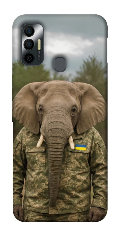 Чехол на TECNO Spark 7 Слон защитник фото 1 из 1