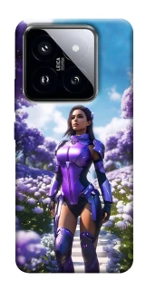 Чохол на Xiaomi 14 Pro Cyber space girl ver.4 фото 1 з 1