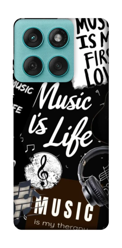 Чехол на Motorola Edge 60 Fusion Music is Life фото 1 из 1