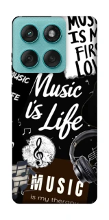 Чохол на Motorola Edge 60 Fusion Music is Life фото 1 з 1
