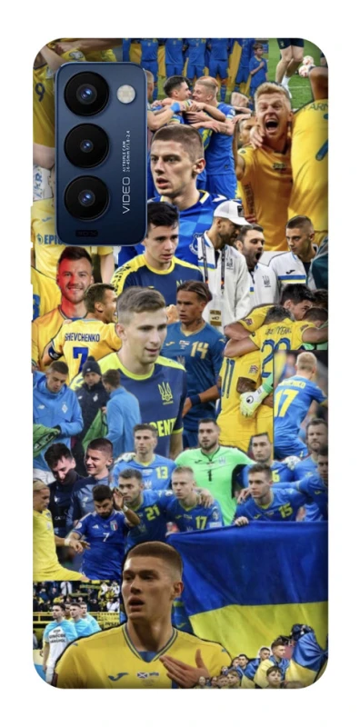 Чехол на TECNO Camon 18 Pro UA-Football ver.6 фото 1 из 1