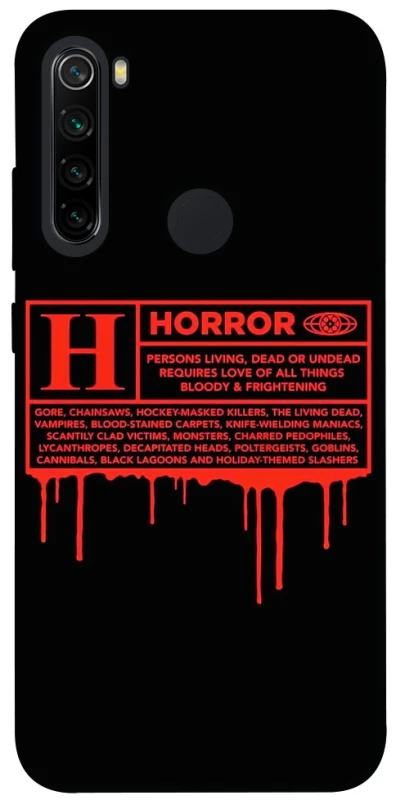 Чохол на Xiaomi Redmi Note 8 Horror Halloween фото 1 з 1