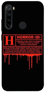 Чохол на Xiaomi Redmi Note 8 Horror Halloween фото 1 з 1