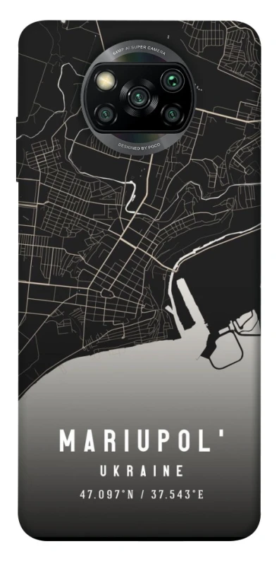 Чохол на Xiaomi Poco X3 NFC / Poco X3 Pro Mariupol map фото 1 з 1