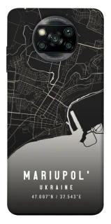 Чехол на Xiaomi Poco X3 NFC / Poco X3 Pro Mariupol map фото 1 из 1