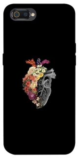 Чехол на Realme C2 Heart with flowers фото 1 из 1