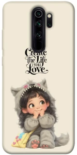 Чехол на Xiaomi Redmi Note 8 Pro Create the life you love фото 1 из 1