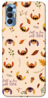 Чехол на TECNO Spark 8P Fall in love with Stitch фото 1 из 1