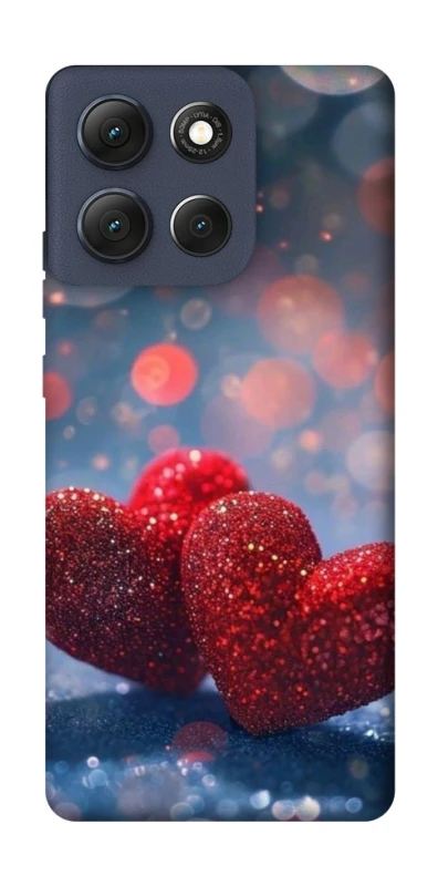 Чохол на Motorola Moto G86 Red hearts фото 1 з 1