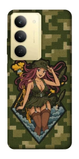 Чохол на Realme 14x Military Waifu фото 1 з 1