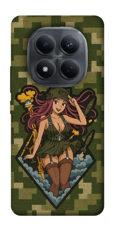 Чохол на Xiaomi Redmi Note 15 Pro 4G Military Waifu фото 1 з 1