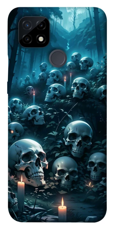 Чохол на Realme C21 Skulls v3 фото 1 з 1