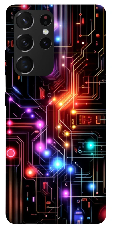 Чехол на Samsung Galaxy S21 Ultra CyberPhone v7 фото 1 из 1